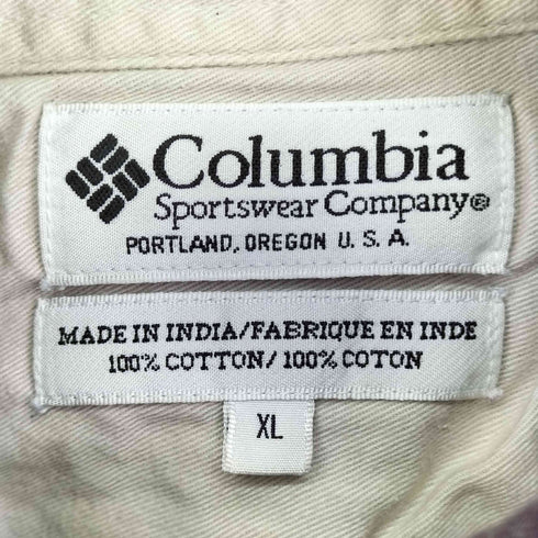コロンビア Columbia 90S L/S チェック柄 ボタンダウンシャツ メンズ import:XL