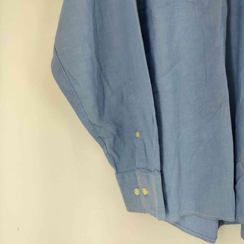 トミーヒルフィガー TOMMY HILFIGER ロゴ刺繍 L/S BDシャツ メンズ import:M
