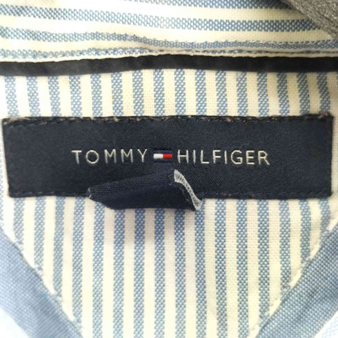 トミーヒルフィガー TOMMY HILFIGER ロゴ刺繍 L/S BDシャツ メンズ import:M