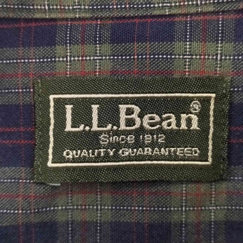 エルエルビーン L.L.Bean 90S チェック柄 ボタンダウンシャツ メンズ import:XL