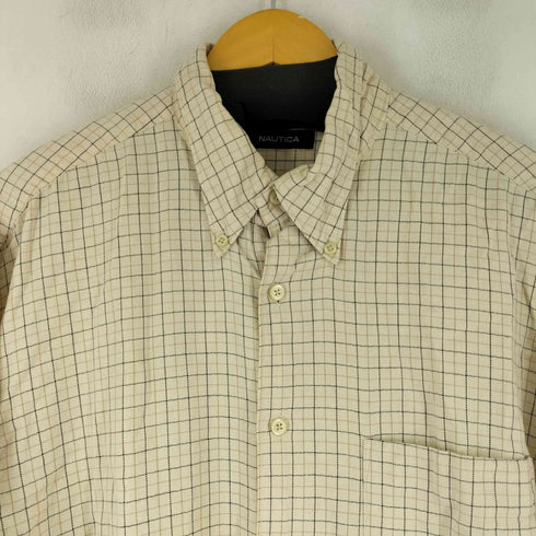 ノーティカ NAUTICA 90S チェック柄 L/S BDシャツ メンズ JPN:XL