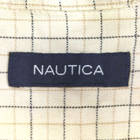ノーティカ NAUTICA 90S チェック柄 L/S BDシャツ メンズ JPN:XL