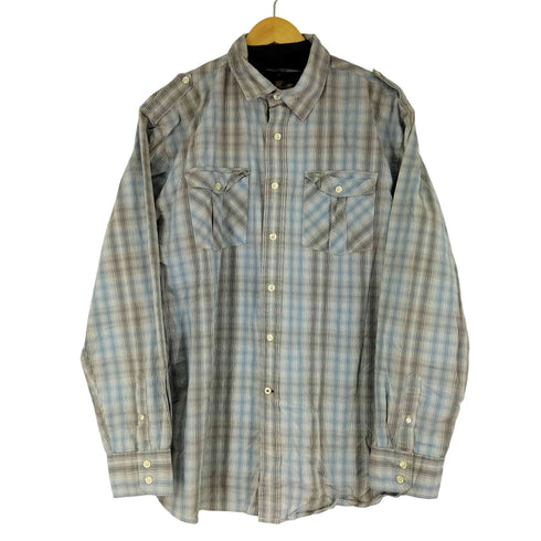 ノーティカ NAUTICA 90-00S チェック柄 L/S シャツ メンズ import:L