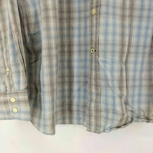 ノーティカ NAUTICA 90-00S チェック柄 L/S シャツ メンズ import:L