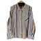 トミーヒルフィガー TOMMY HILFIGER マルチストライプ L/S シャツ レディース import:XXL