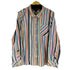 トミーヒルフィガー TOMMY HILFIGER マルチストライプ L/S シャツ レディース import:XXL