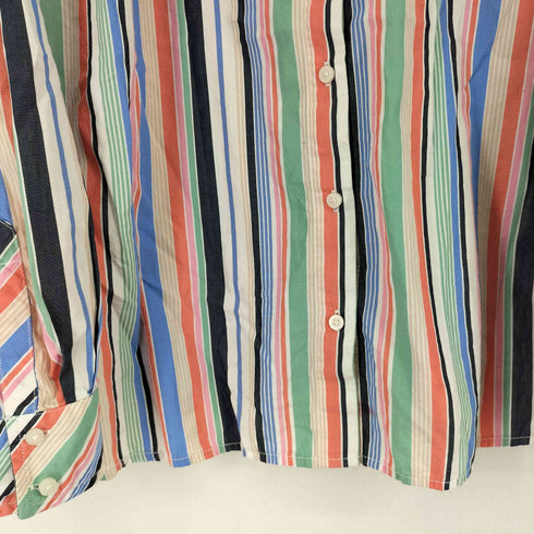 トミーヒルフィガー TOMMY HILFIGER マルチストライプ L/S シャツ レディース import:XXL