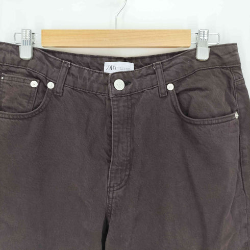 ザラ ZARA 後染め wide leg jeans ワイドレッグ ジーンズ メンズ 42