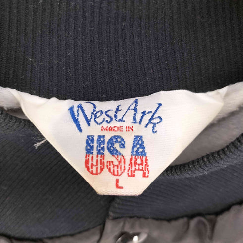 west ark 80S USA製 バック刺繍 ナイロン スタジャン メンズ import:L