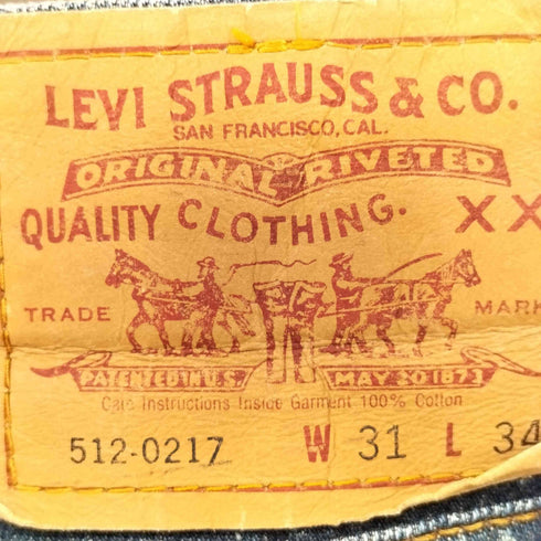 リーバイス Levis 90S 512 ジップフライ ストレート デニム パンツ メンズ W31 L34