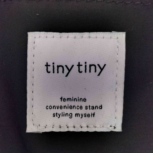 TINY TINY ギャザーリボントートバッグ レディース