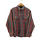 リーバイス Levis 90S USA製 Outdoor ALSKA SHITRS 両フラップ コットン フランネル シャツ 1995年製 メンズ import:L