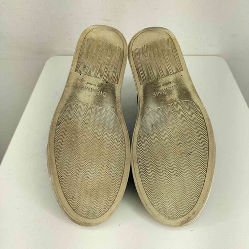 ディエッメ DIEMME garga black python slip-ons メンズ JPN:41