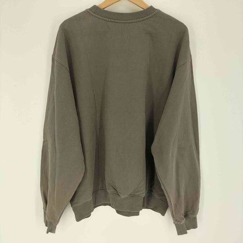 ウェルダン WE11DONE MIRROR PATCH ROGO SWEATSHIRT ミラーパッチロゴスウェットシャツ メンズ import:M