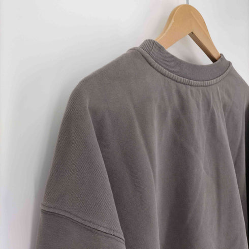 ウェルダン WE11DONE MIRROR PATCH ROGO SWEATSHIRT ミラーパッチロゴスウェットシャツ メンズ import:M