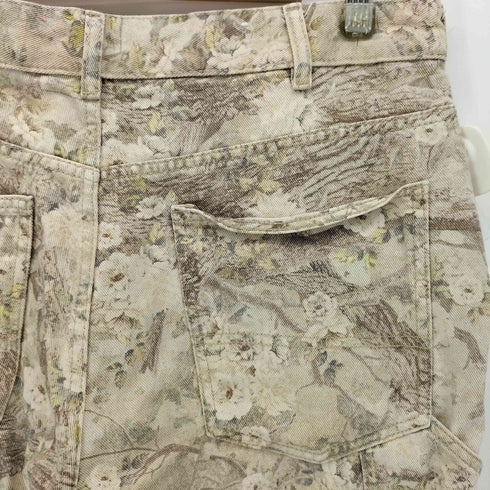 ザラ ZARA 25AW アブストラクトプリントカーペンターパンツ メンズ US:30-31