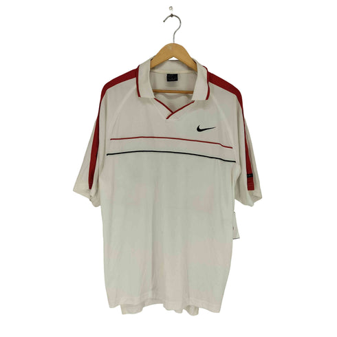 ナイキ NIKE USA製 AGASSI S/S テニス ポロシャツ メンズ JPN:L