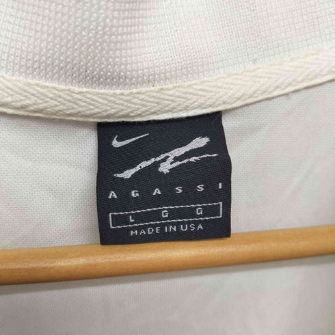 ナイキ NIKE USA製 AGASSI S/S テニス ポロシャツ メンズ JPN:L