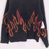 Cathy's Closet flame acrylic knit ファイヤー パターン プルオーバー ニット メンズ import:M