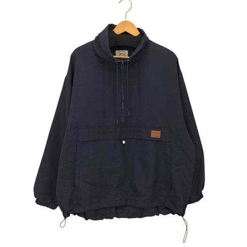 ジェーシーペニー JC Penney 別注 THE FOX & BE A TIGER ロゴ刻印パッチ ハーフジップ 撥水アノラックプルオーバー メンズ JPN:M