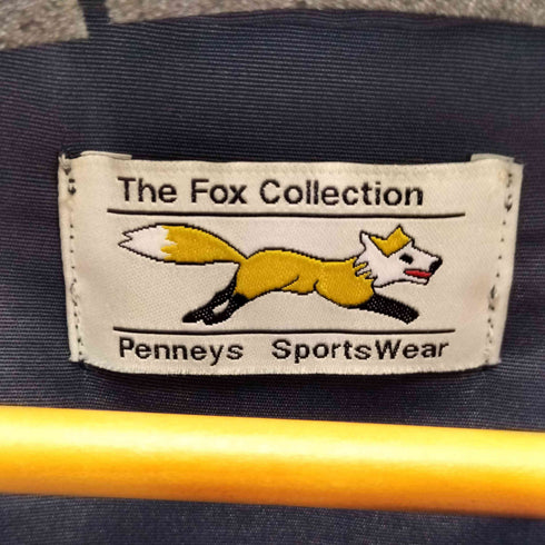 ジェーシーペニー JC Penney 別注 THE FOX & BE A TIGER ロゴ刻印パッチ ハーフジップ 撥水アノラックプルオーバー メンズ JPN:M