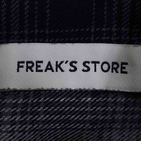 フリークスストア FREAKS STORE 25AW Relax Fit リラックスフィット ブリーチ加工 オンブレチェック ネルシャツ メンズ JPN:L