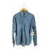 ファイブブラザー FIVE BROTHER 70-80s USA製 The Bill'sプリント シャンブレーシャツ メンズ import:L