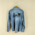ファイブブラザー FIVE BROTHER 70-80s USA製 The Bill'sプリント シャンブレーシャツ メンズ import:L