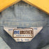 ファイブブラザー FIVE BROTHER 70-80s USA製 The Bill'sプリント シャンブレーシャツ メンズ import:L