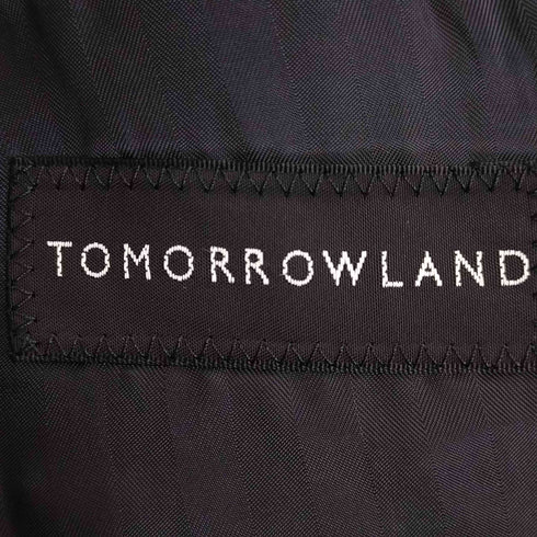 トゥモローランド TOMORROWLAND ベロア 2B テーラードジャケット メンズ JPN:48