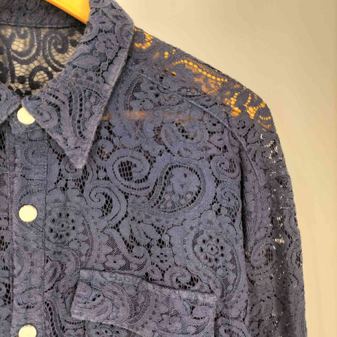 エルノロゼット Ellno Loset カットアウト レース シャツ レディース