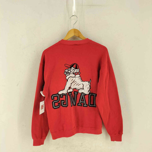 ラッセルアスレチック RUSSELL ATHLETIC 80S USA製 前Vガゼット DAWGS カレッジスウェット メンズ import:L
