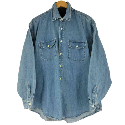 ギャップ Gap 90S デニム L/S シャツ メンズ import:L