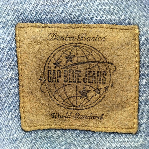 ギャップ Gap 90S デニム L/S シャツ メンズ import:L