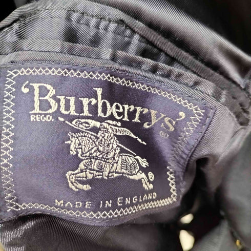 バーバリーズ BURBERRYS 英国製 総裏 金ボタン 3B テーラードジャケット 紺ブレ メンズ 54R