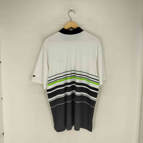 ナイキ NIKE USA製 AGASSI S/S テニス ハーフジップポロ メンズ JPN:L