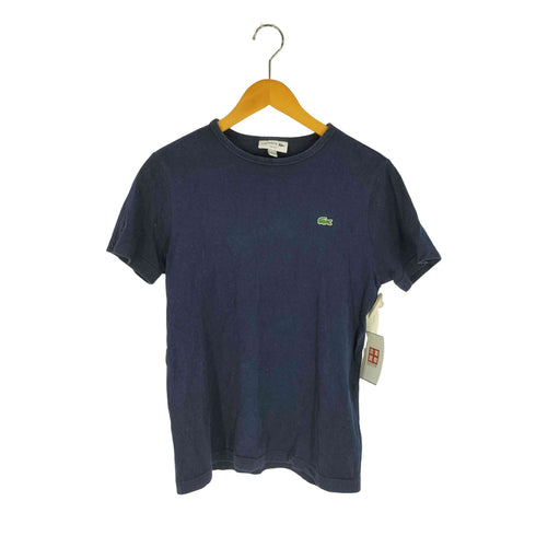 ラコステ LACOSTE SILM FIT ロゴ刺繍 S/S クルーネックTシャツ メンズ import:S