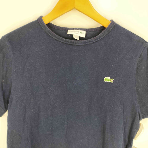 ラコステ LACOSTE SILM FIT ロゴ刺繍 S/S クルーネックTシャツ メンズ import:S
