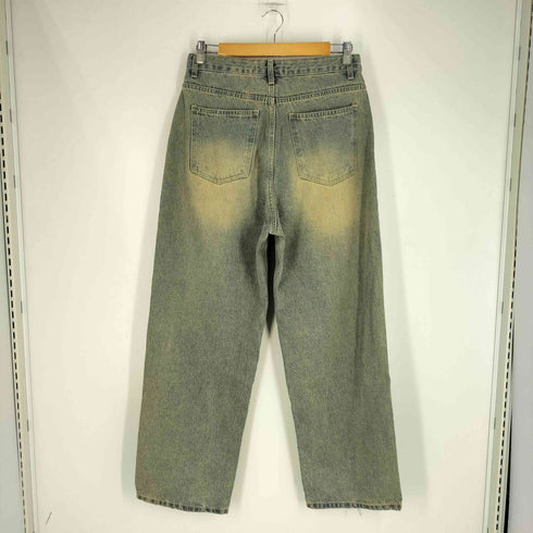 GO JEANS タック ワイド デニム メンズ import:S