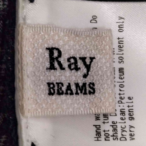レイビームス Ray BEAMS 25AW チェック レース ダメージ シャツ レディース