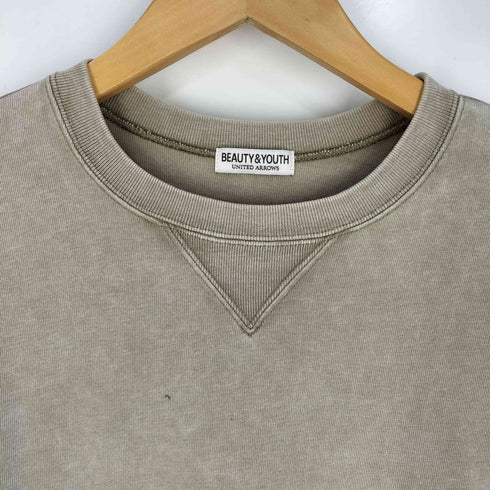 ビューティーアンドユースユナイテッドアローズ BEAUTY & YOUTH UNITED ARROWS フェード クルーネック スウェット Tシャツ メンズ JPN:L