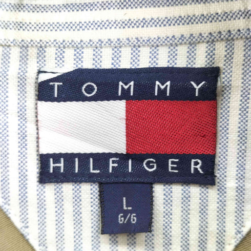 トミーヒルフィガー TOMMY HILFIGER コットン L/S BDシャツ メンズ import:L