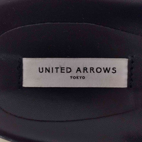 ユナイテッドアローズ UNITED ARROWS サテン ビジュー クロス サンダル レディース