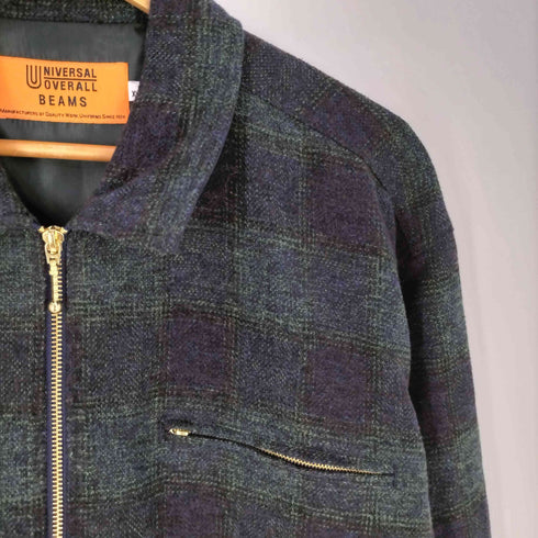 ユニバーサルオーバーオール UNIVERSAL OVERALL Check Truck Jacket メンズ JPN:XL