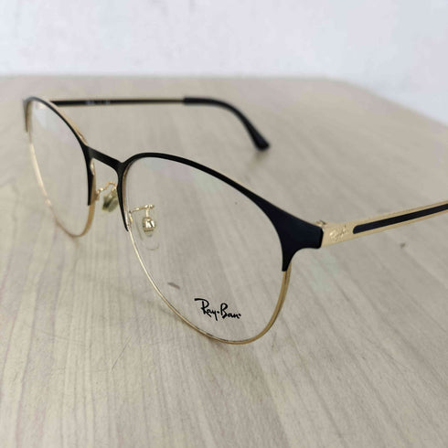 レイバン Ray-Ban ボストン メタルフレーム 伊達メガネ メンズ 55□18