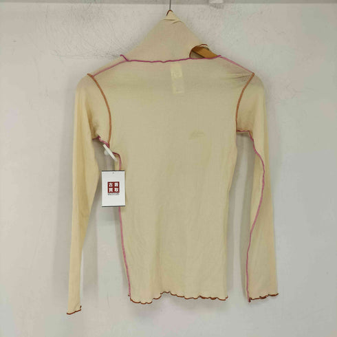 ベースレンジ BASERANGE pava longsleeve ネックスカーフ付きコットンリブプルオーバー レディース JPN:M