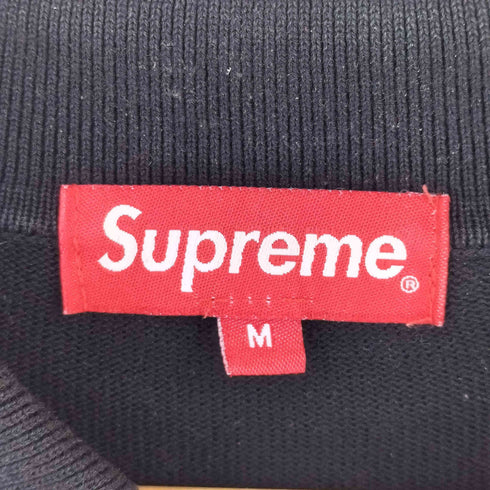 シュプリーム Supreme 16AW Cable Stripe Knit L/S Polo メンズ M