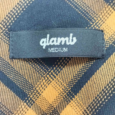 グラム glamb 4XL Check SH フォーエックスエルチェックシャツ メンズ M/FREE
