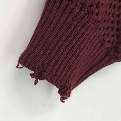 ハレ HARE 25AW BIGダメージZIPカーディガン メンズ FREE