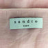 サンドロパリ sandro PARIS スクエアネック リネンブラウス レディース